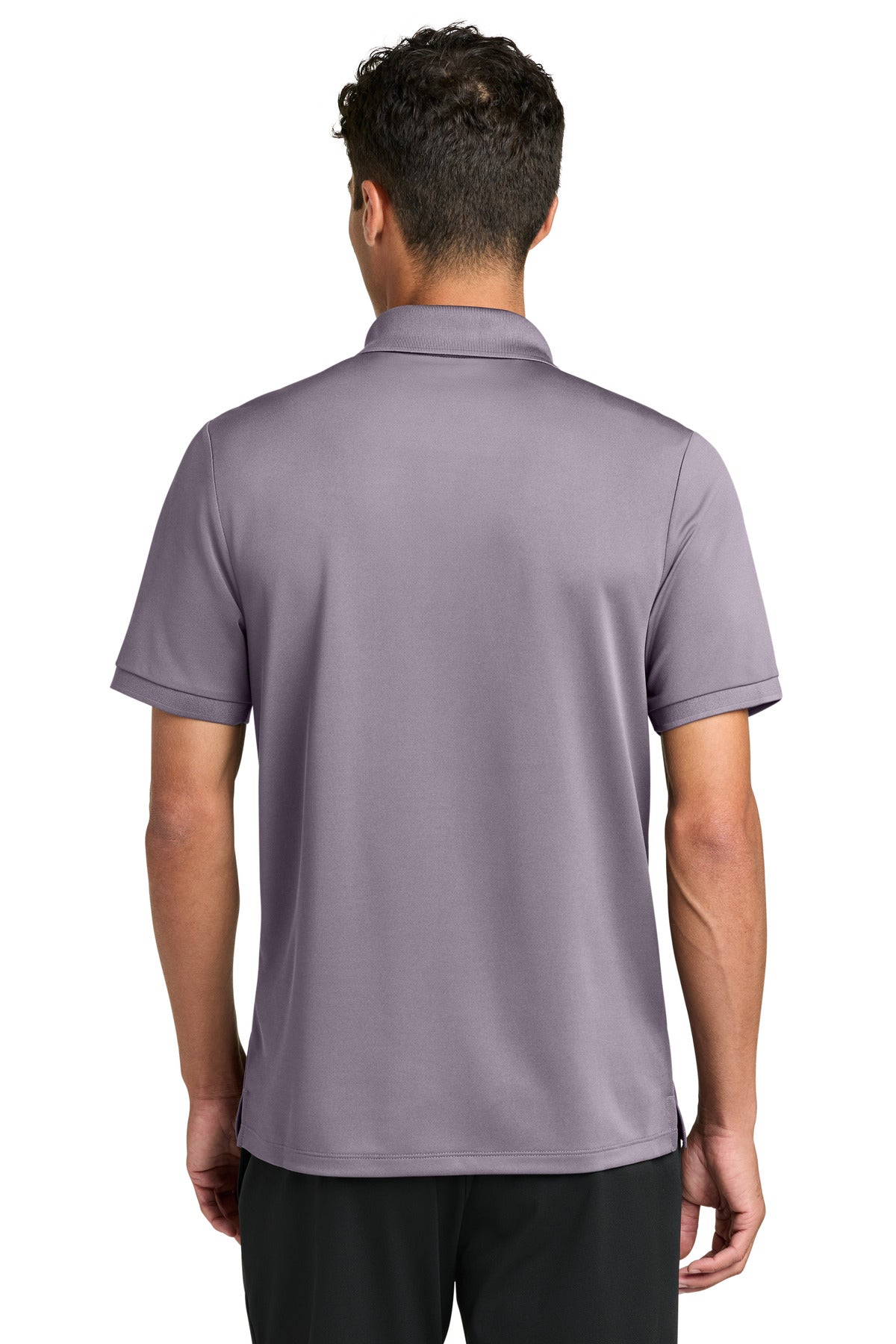 Mercer+Mettle Everyday Performance Polo MM1030 - Purple Ash - back