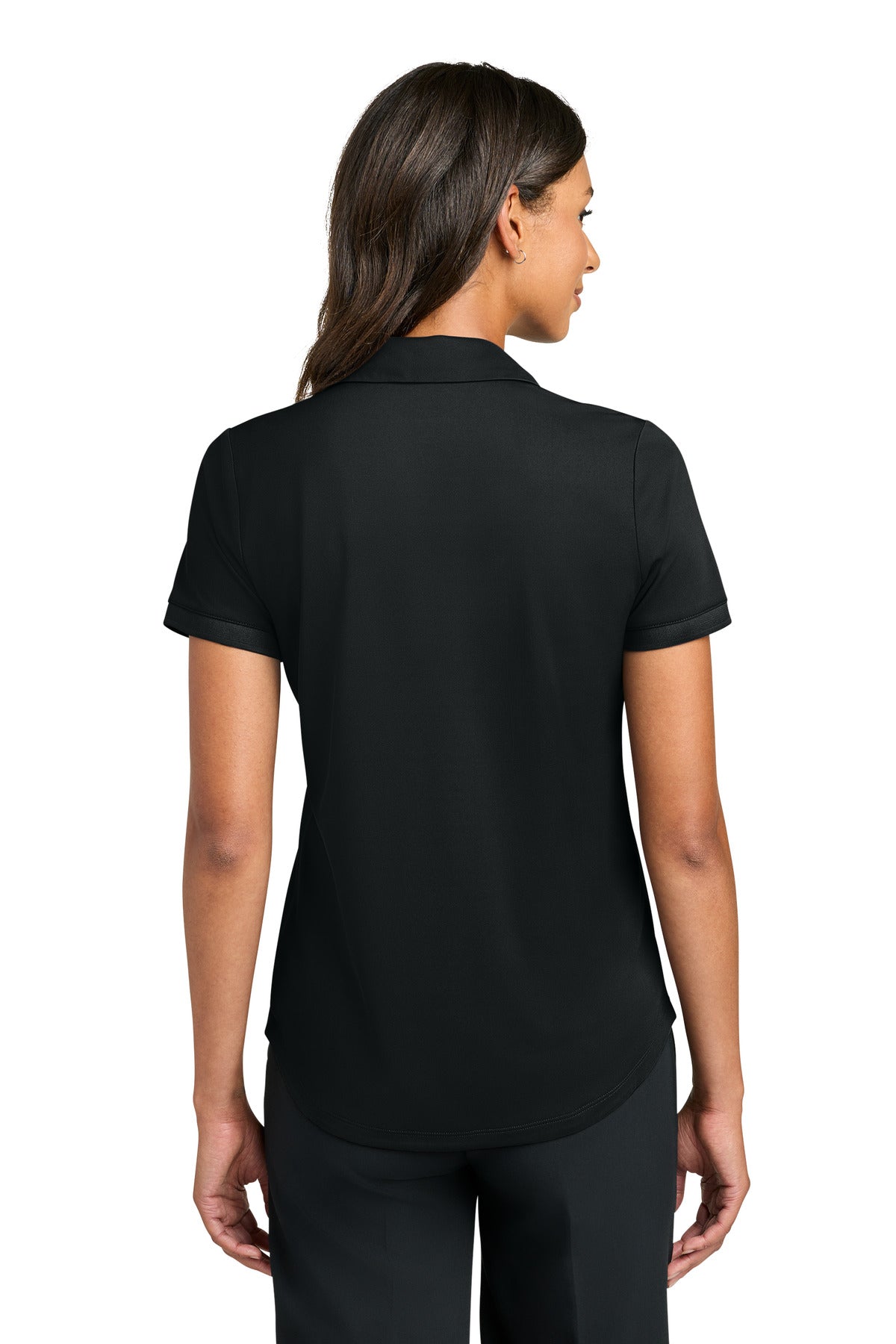 Mercer+Mettle Women's Everyday Performance Polo MM1031 - Deep Black - back