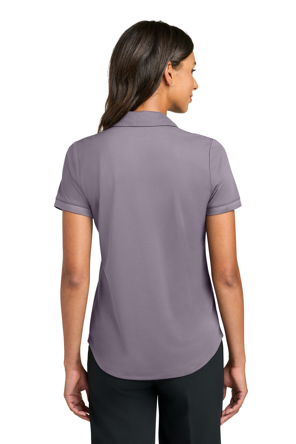 Mercer+Mettle Women's Everyday Performance Polo MM1031 - Purple Ash - back