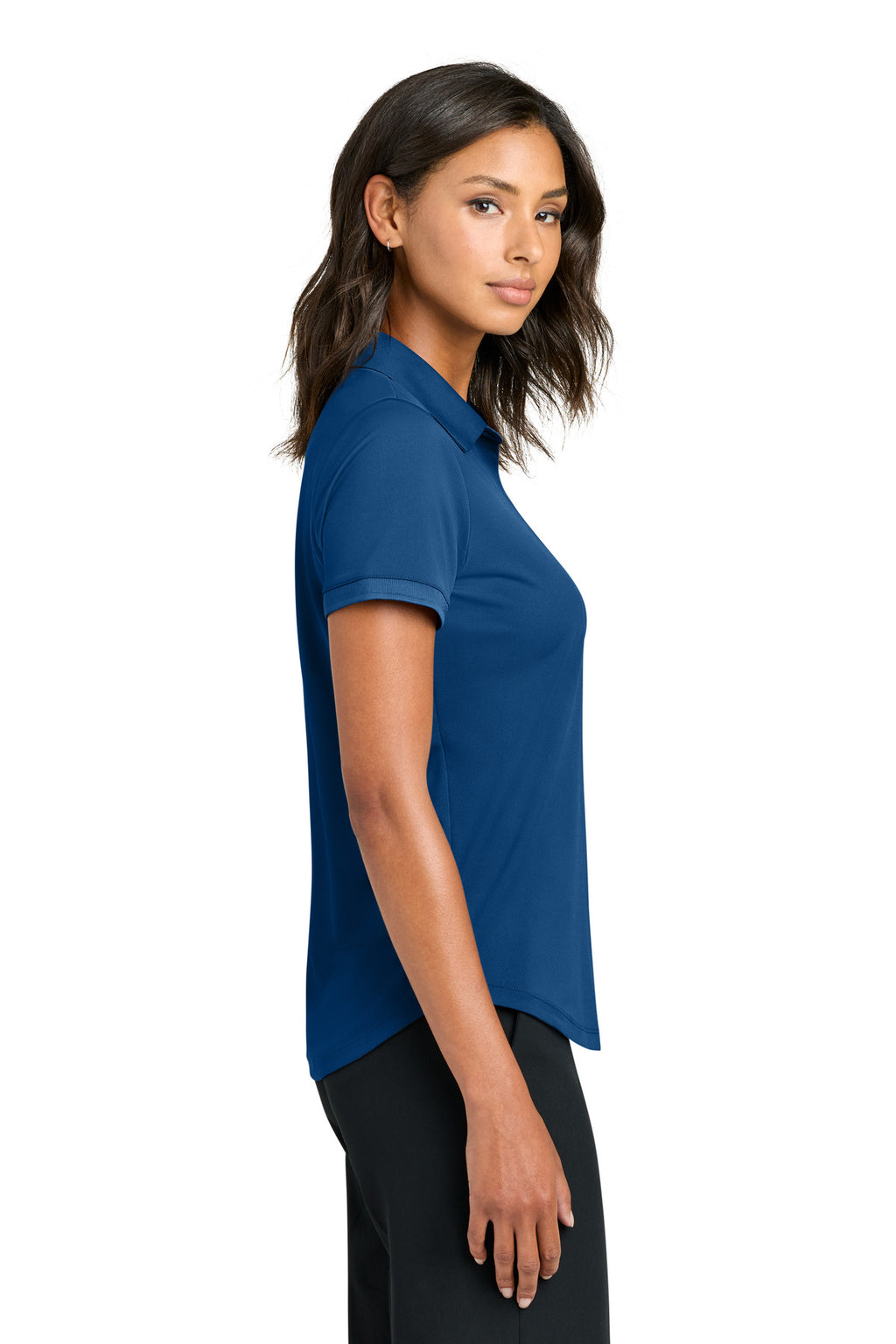 Mercer+Mettle Women's Everyday Performance Polo MM1031 - True Blue - side
