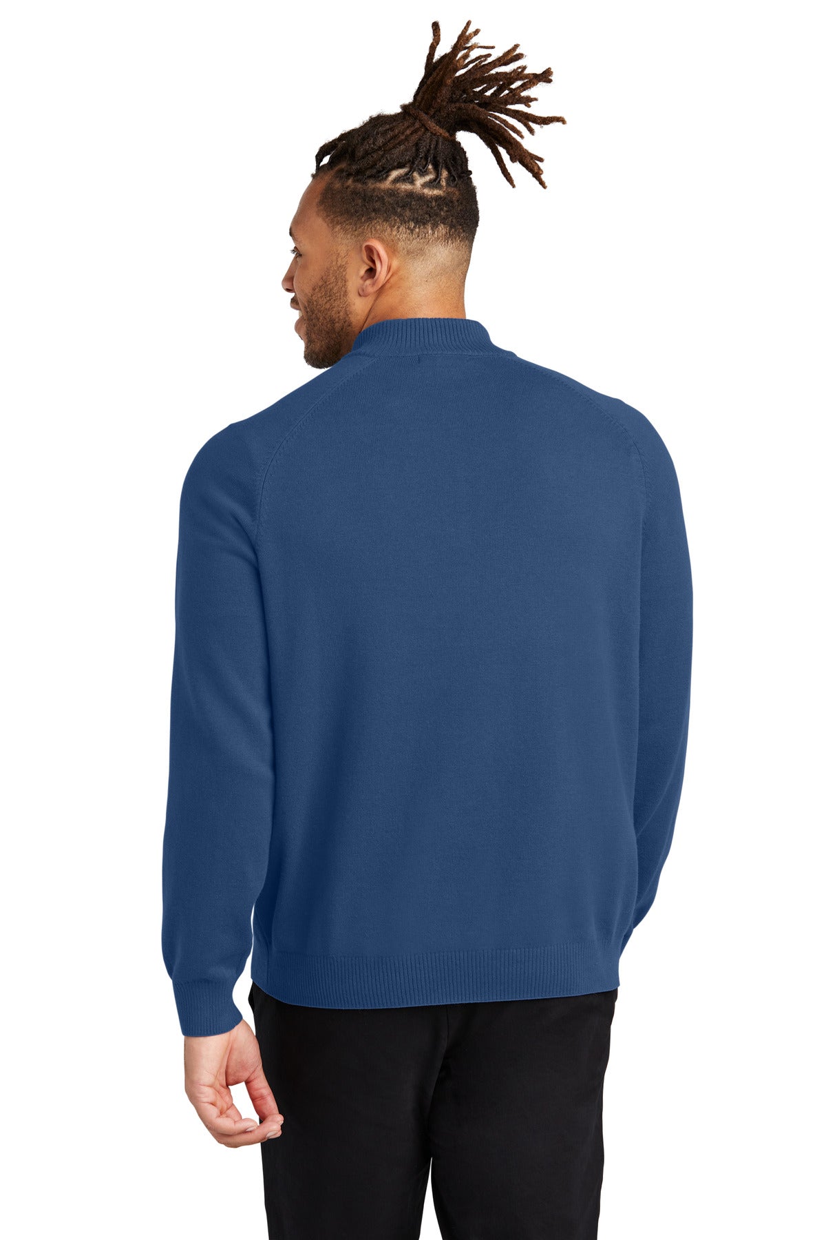Mercer+Mettle 1/4-Zip Sweater MM3020 - Insignia Blue - back