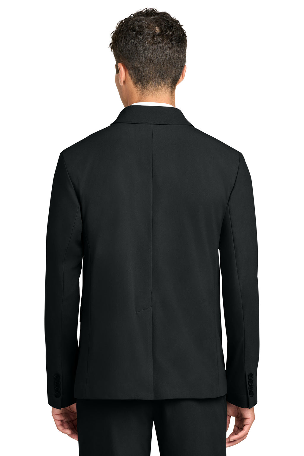 Mercer+Mettle Capital Tech Blazer MM3032 - Deep Black - back