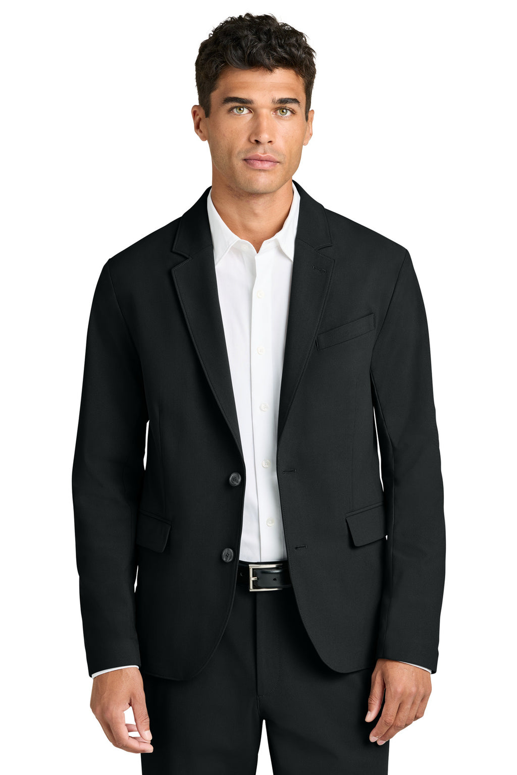 Mercer+Mettle Capital Tech Blazer MM3032 - Deep Black - front
