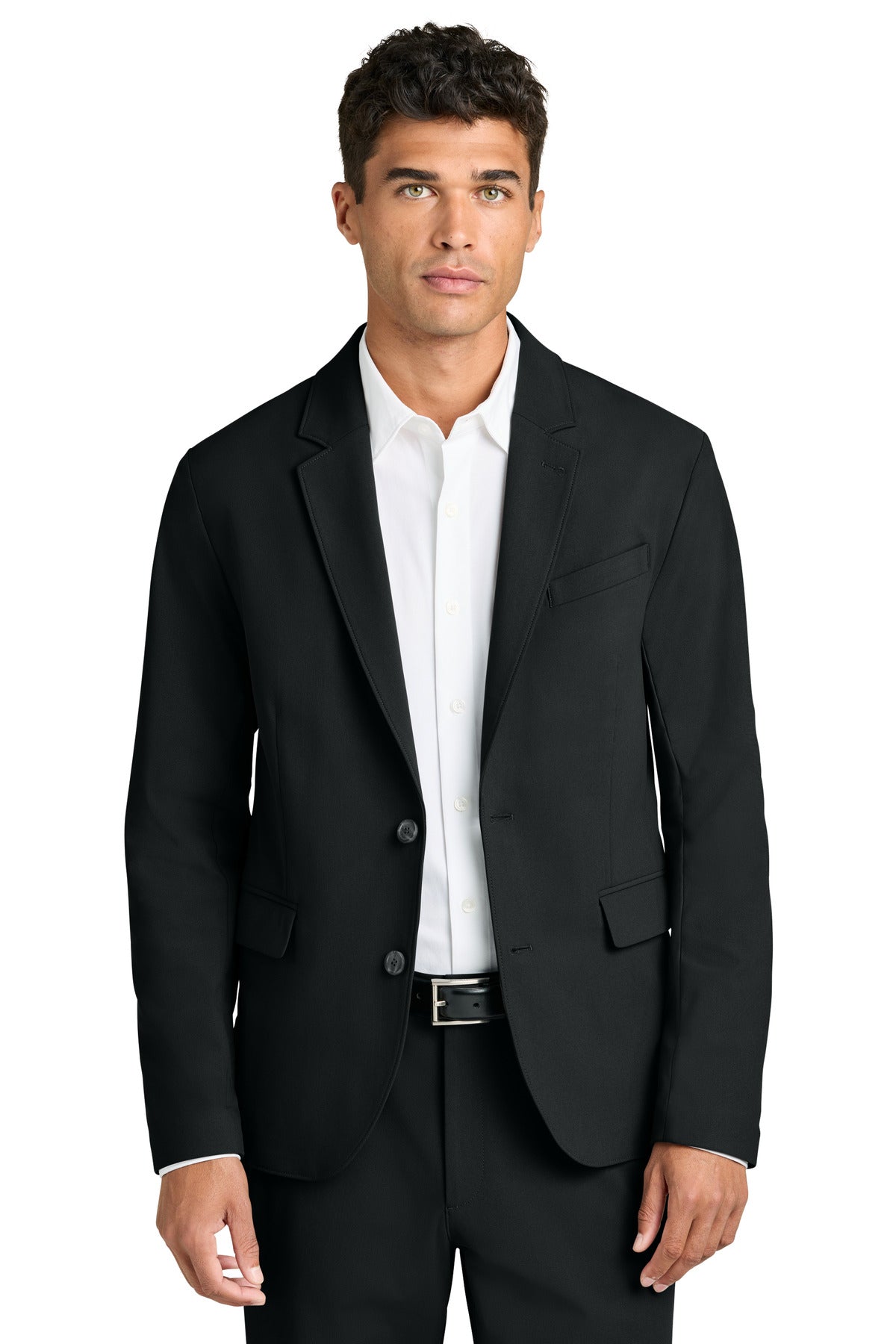 Mercer+Mettle Capital Tech Blazer MM3032 - Deep Black - front