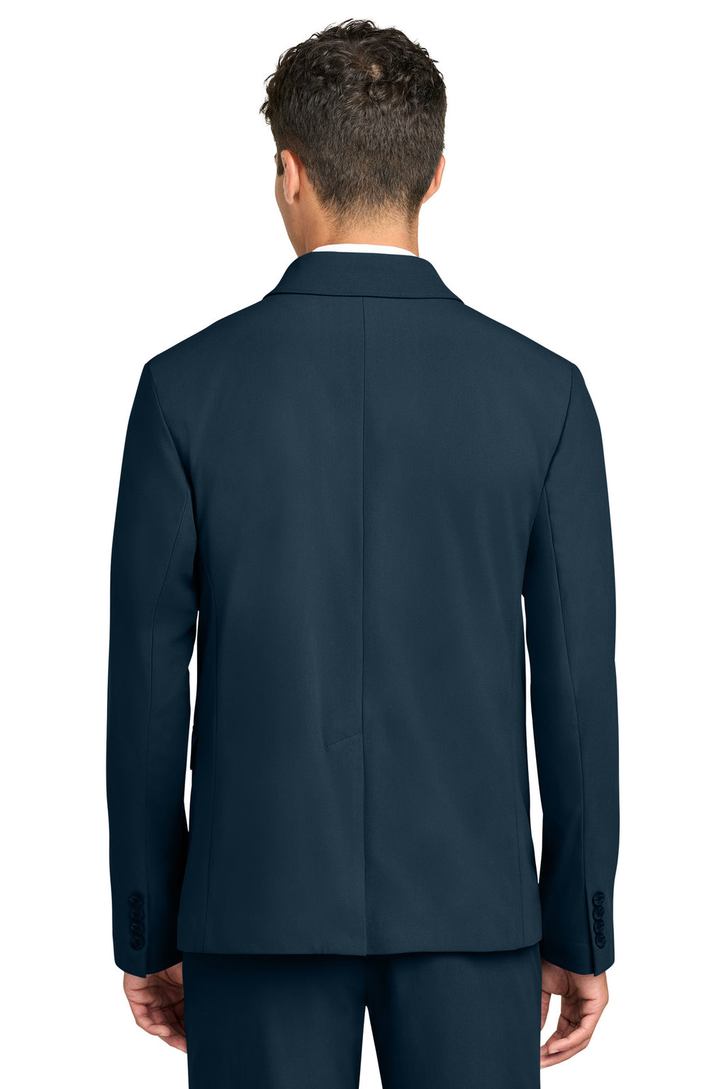 Mercer+Mettle Capital Tech Blazer MM3032 - Night Navy - back