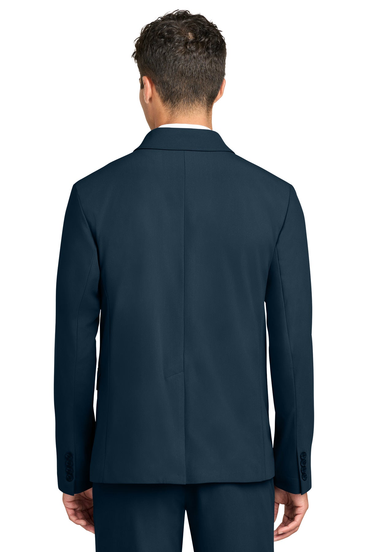 Mercer+Mettle Capital Tech Blazer MM3032 - Night Navy - back