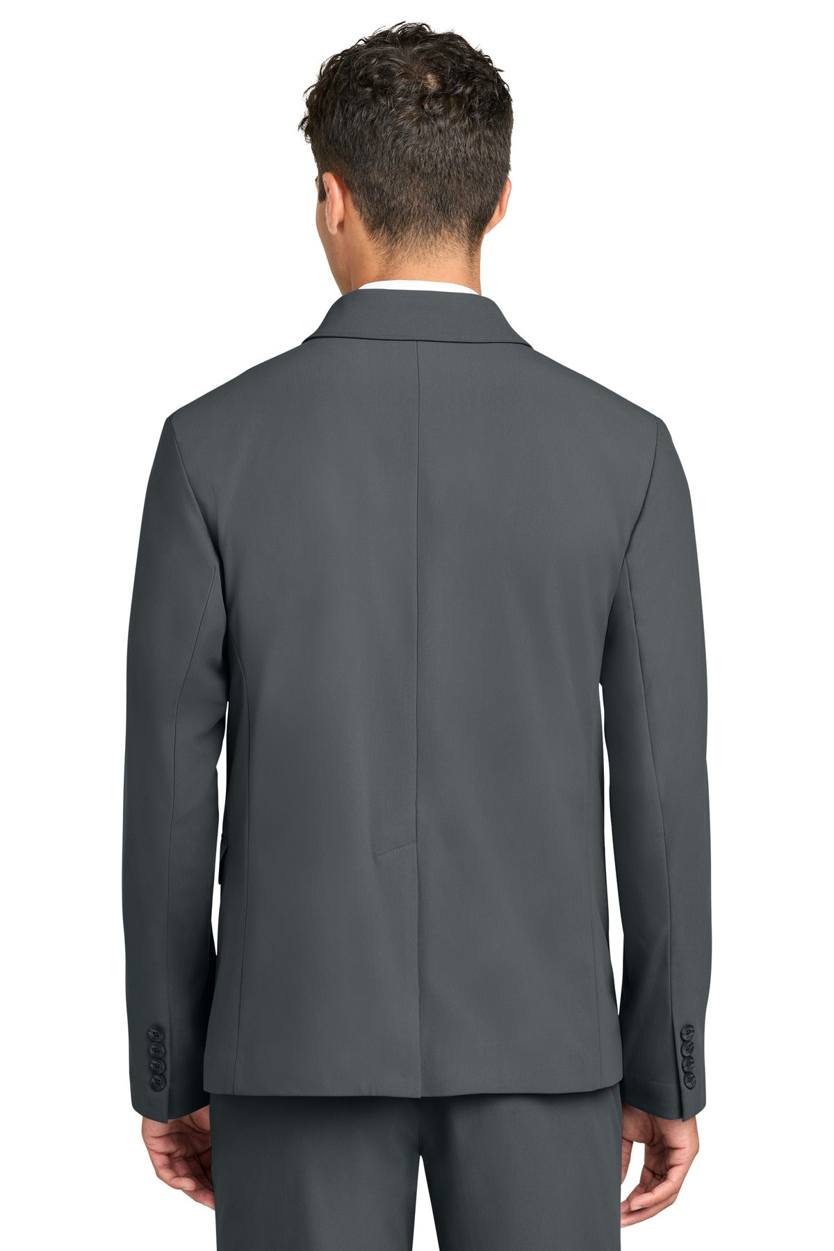 Mercer+Mettle Capital Tech Blazer MM3032 - Storm Grey - back