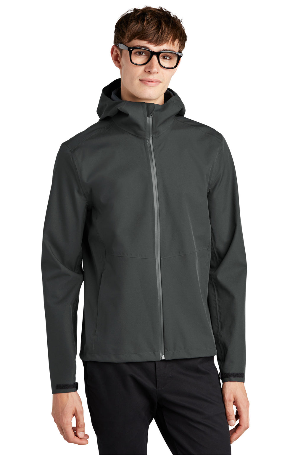Mercer+Mettle Waterproof Rain Shell MM7000 - Anchor Grey - front