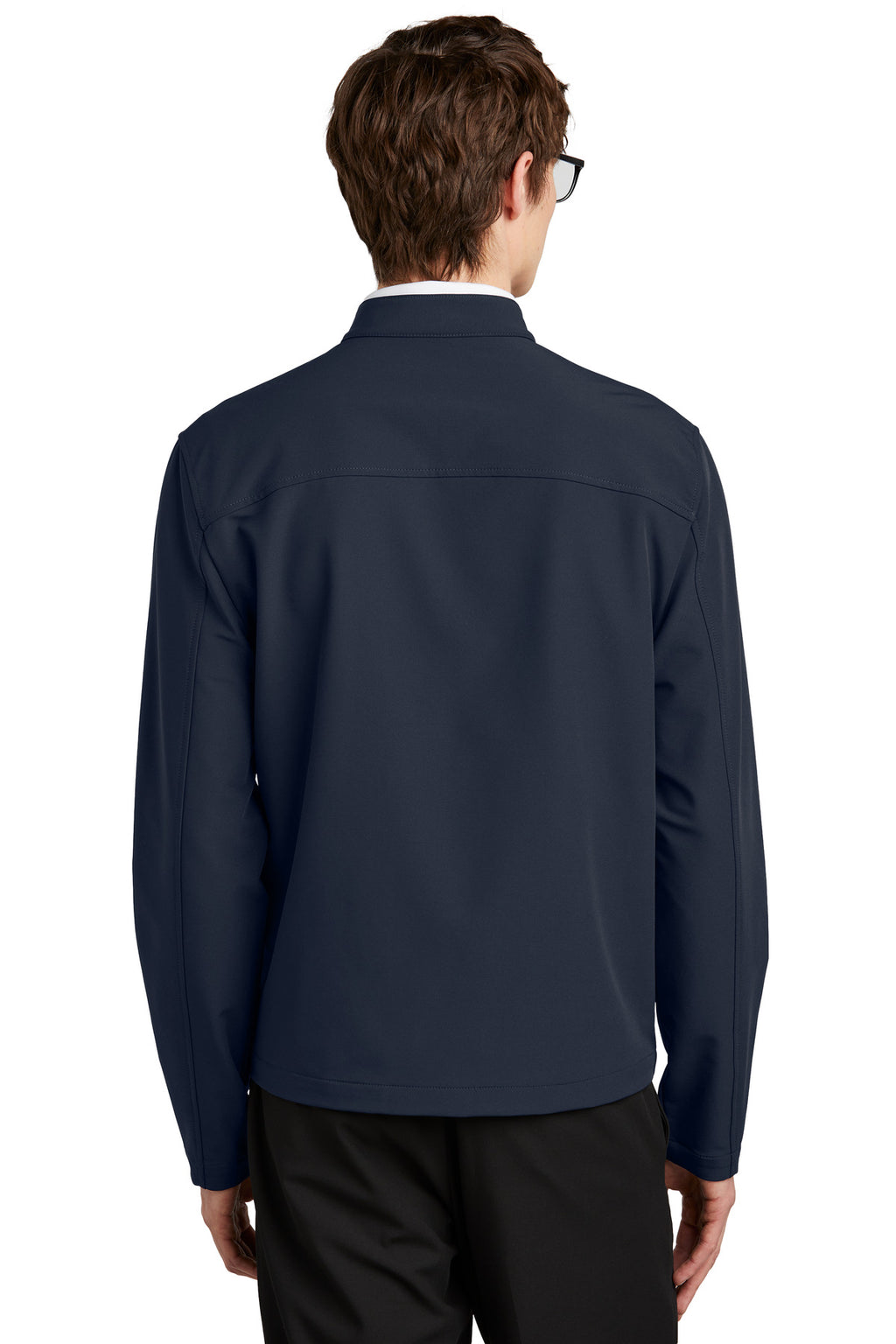Mercer+Mettle Stretch Soft Shell Jacket MM7102 - Night Navy - back