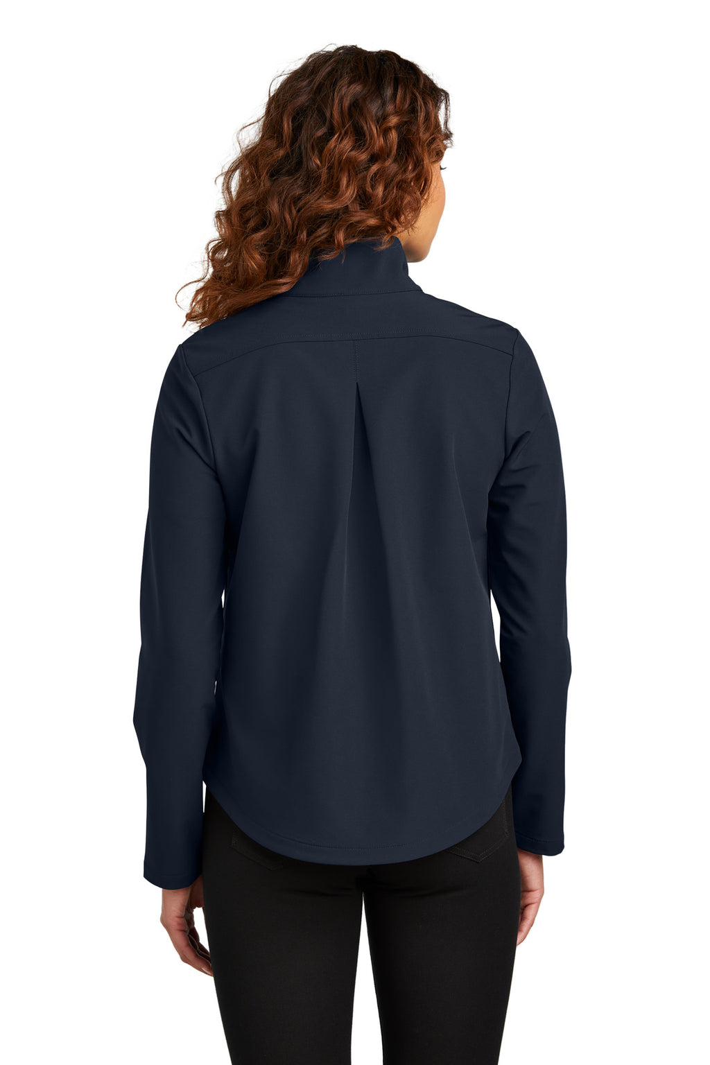 Mercer+Mettle Women's Stretch Soft Shell Jacket MM7103 - Night Navy - back