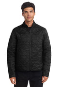 Mercer+Mettle Quilted Full-Zip Jacket MM7200 - Deep Black - front