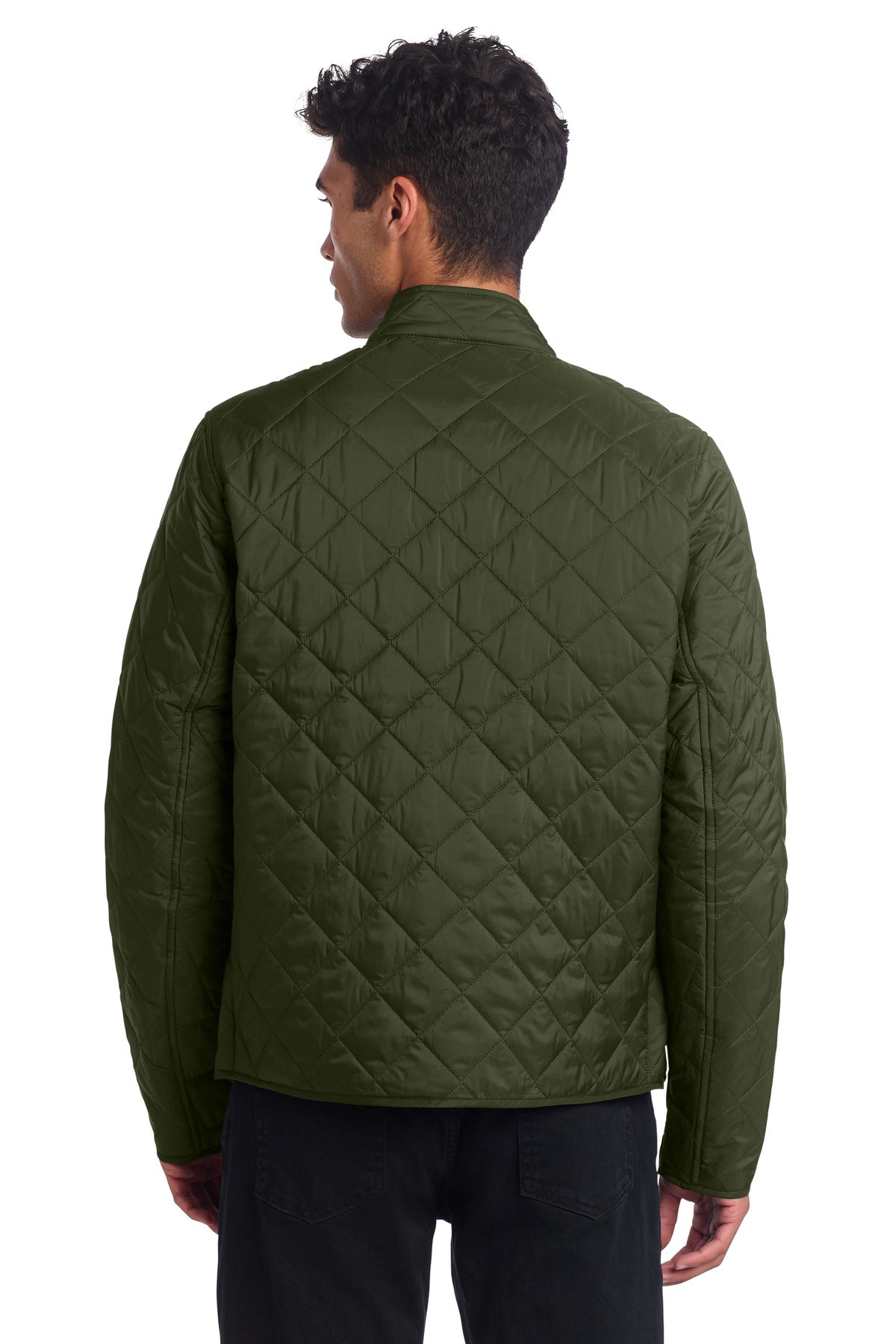 Mercer+Mettle Quilted Full-Zip Jacket MM7200 - Townsend Green - back