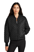 Mercer+Mettle Women's Boxy Quilted Jacket MM7201 - Deep Black - front