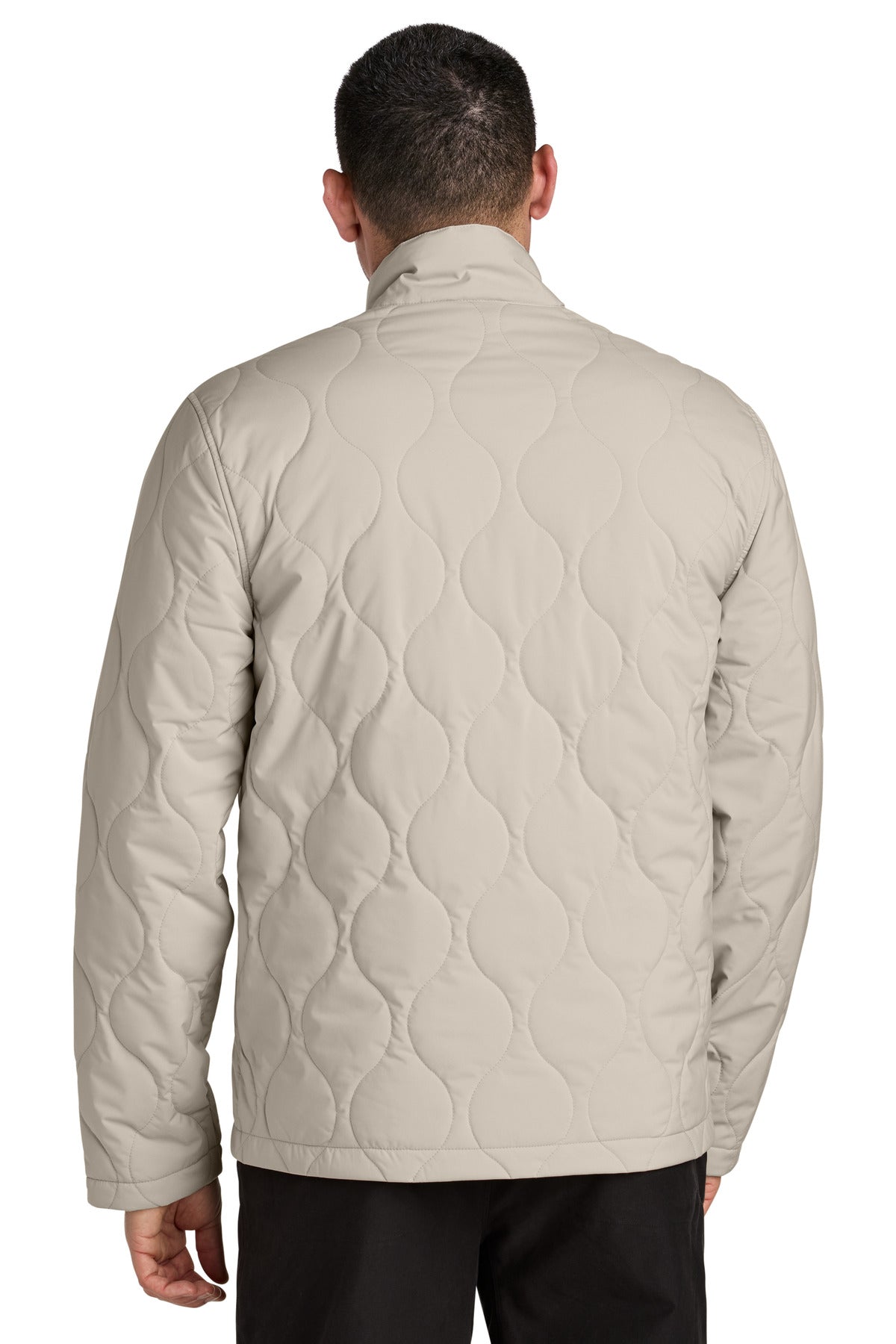 Mercer+Mettle Quilted Liner Jacket MM7202 - Almond - back