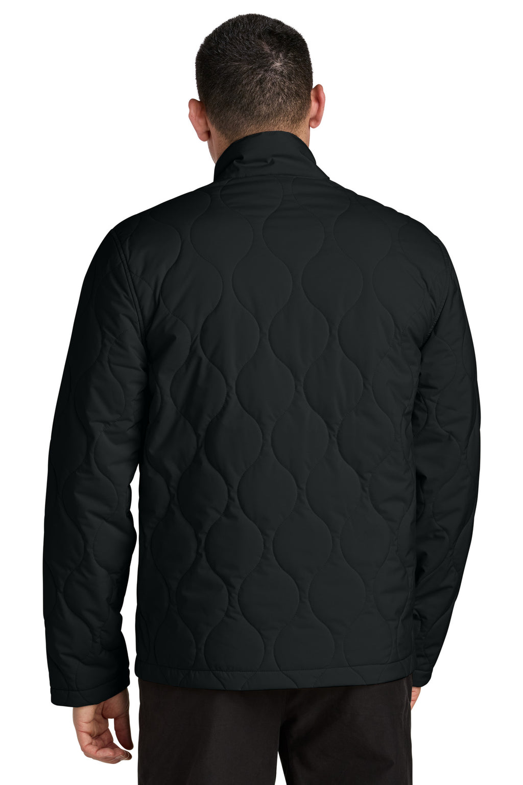 Mercer+Mettle Quilted Liner Jacket MM7202 - Deep Black - back