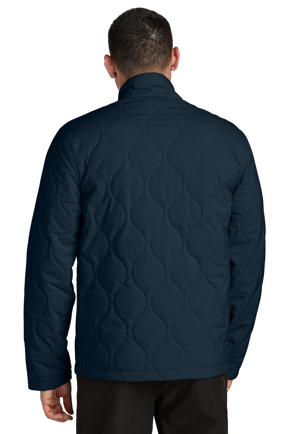 Mercer+Mettle Quilted Liner Jacket MM7202 - Night Navy - back
