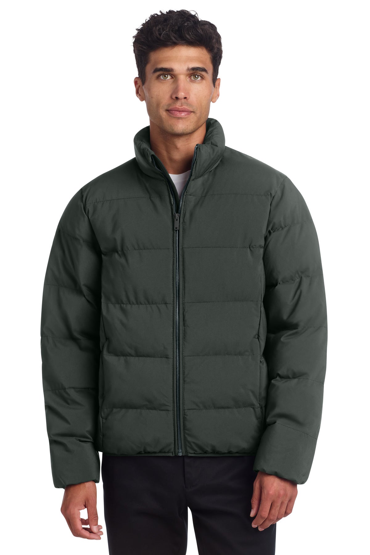 Mercer+Mettle Puffy Jacket MM7210 - Anchor Grey - front