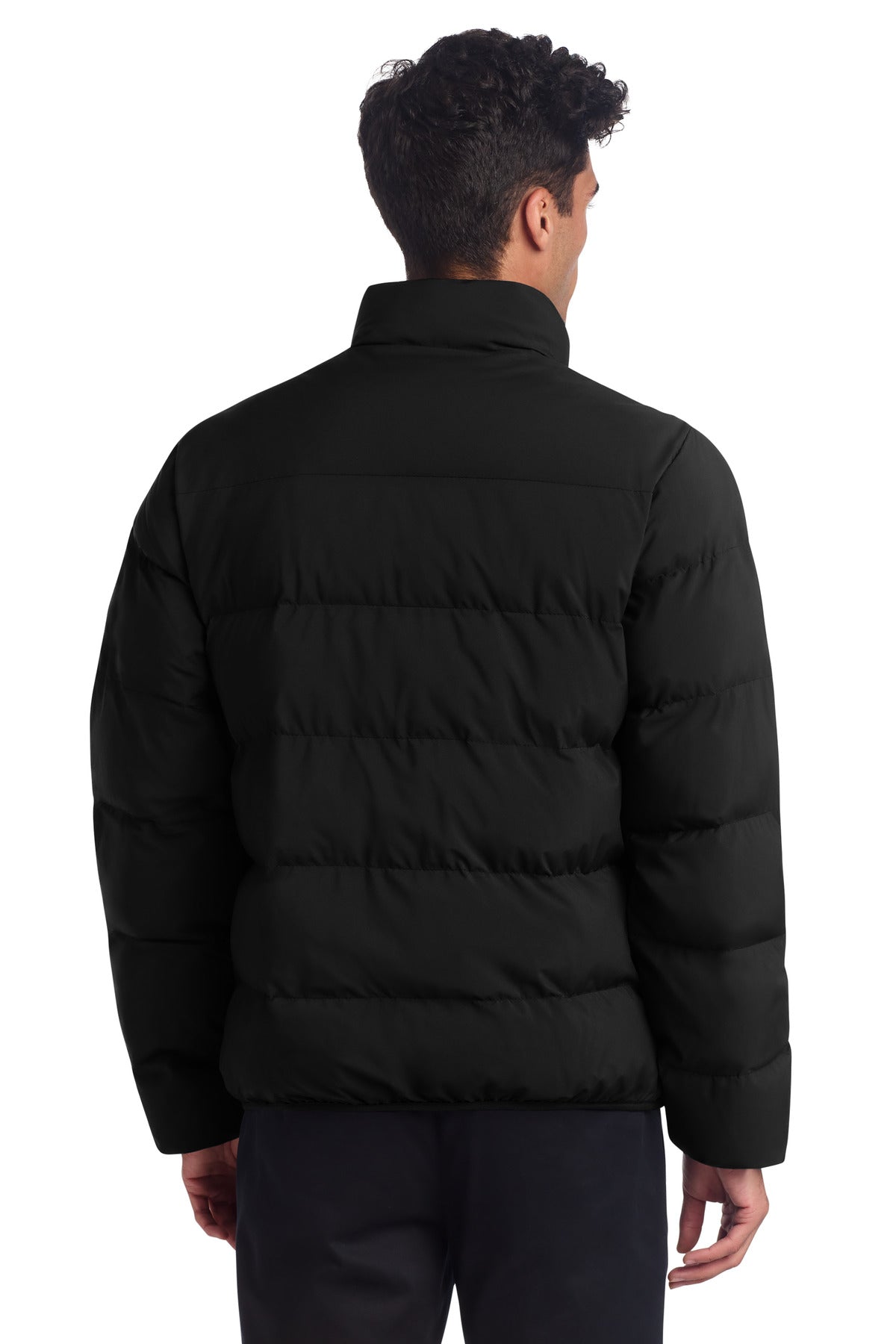 Mercer+Mettle Puffy Jacket MM7210 - Deep Black - back