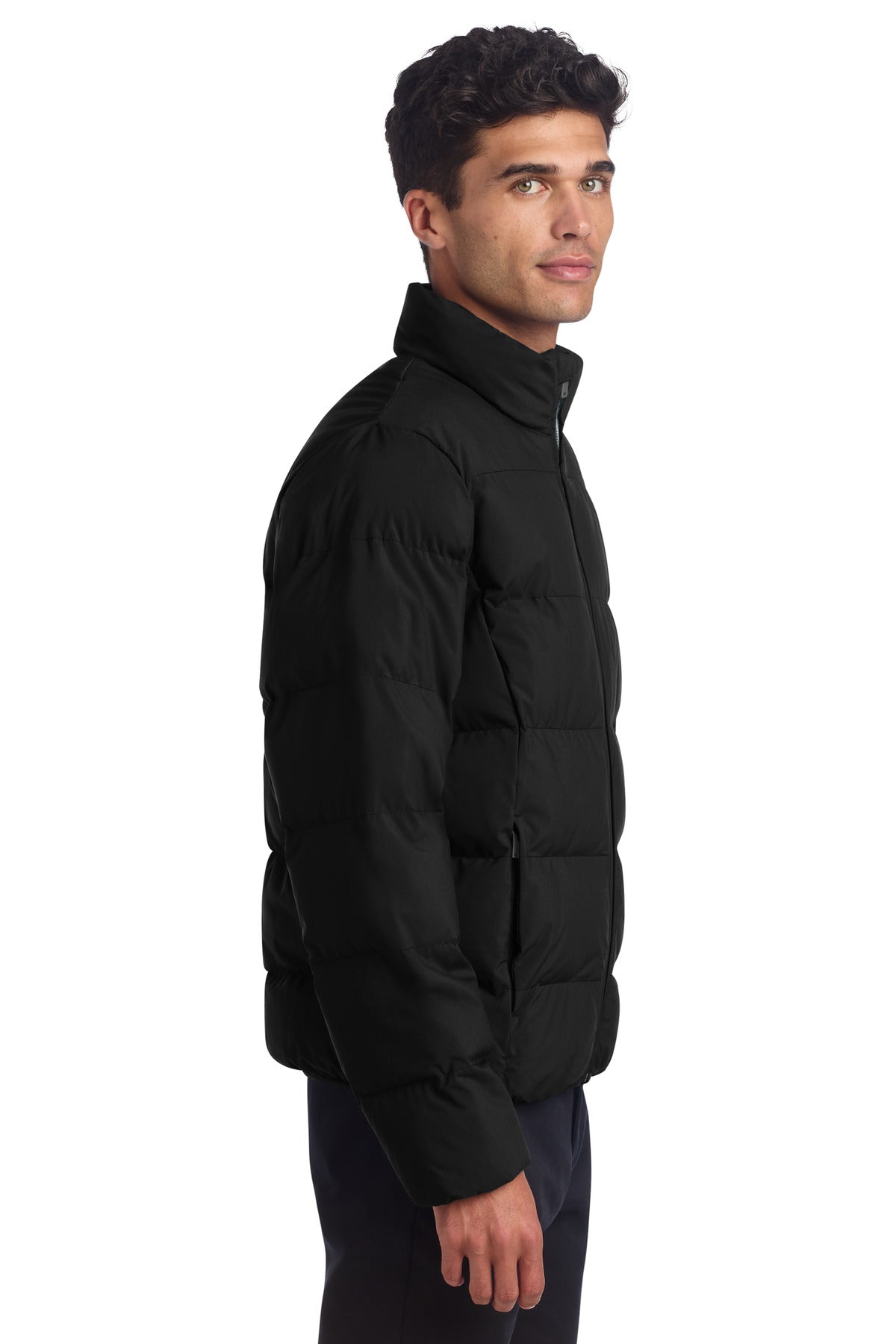 Mercer+Mettle Puffy Jacket MM7210 - Deep Black - side