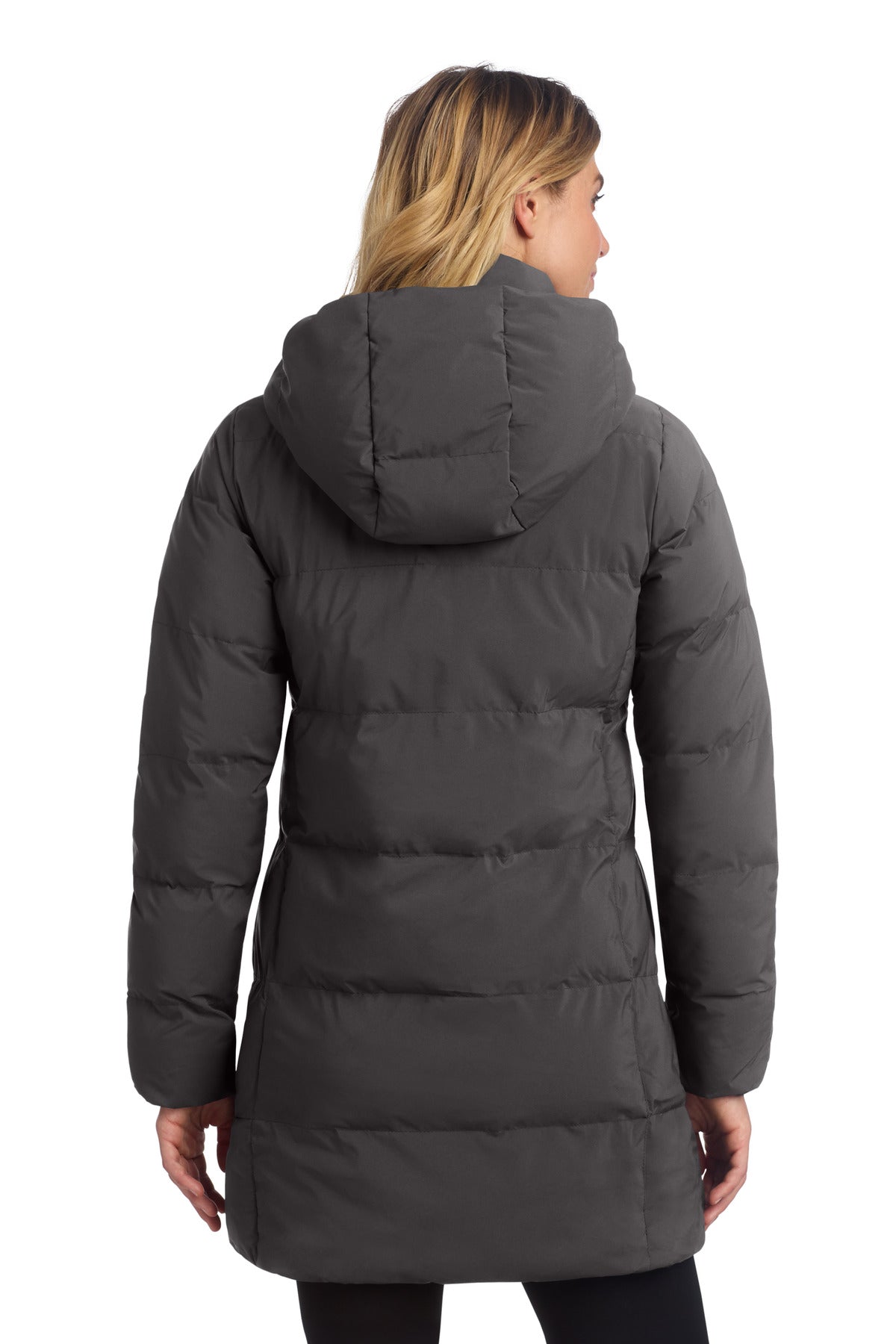 Mercer+Mettle Women's Puffy Parka MM7213 - Anchor Grey - back