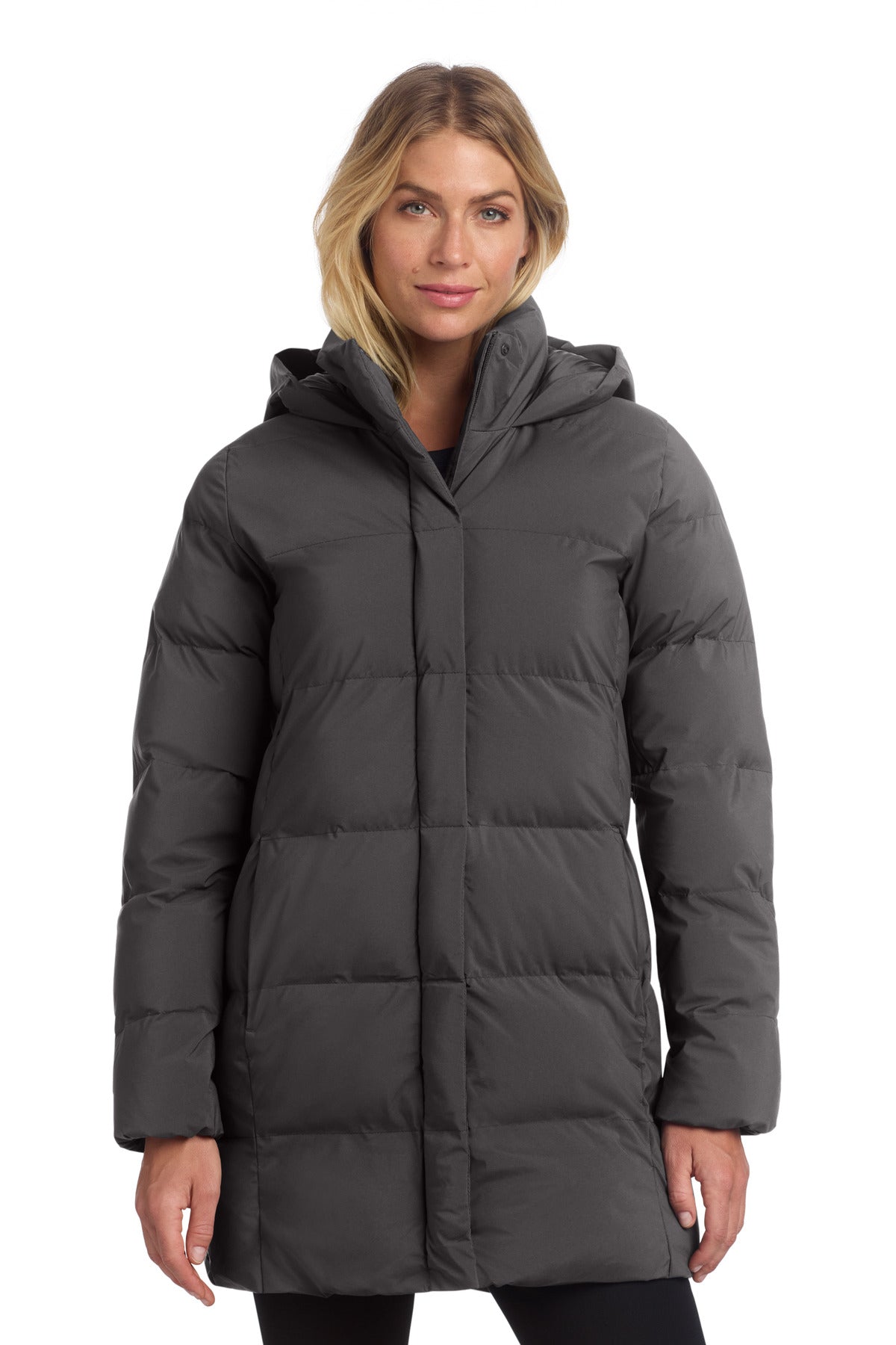 Mercer+Mettle Women's Puffy Parka MM7213 - Anchor Grey - front