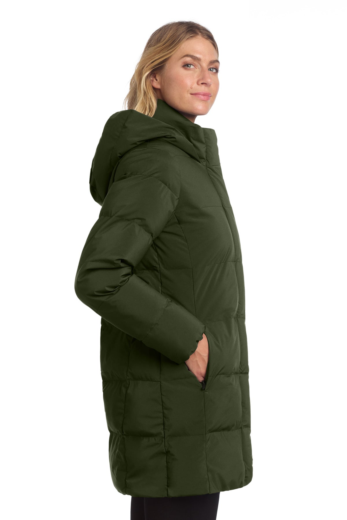 Mercer+Mettle Women's Puffy Parka MM7213 - Townsend Green - side