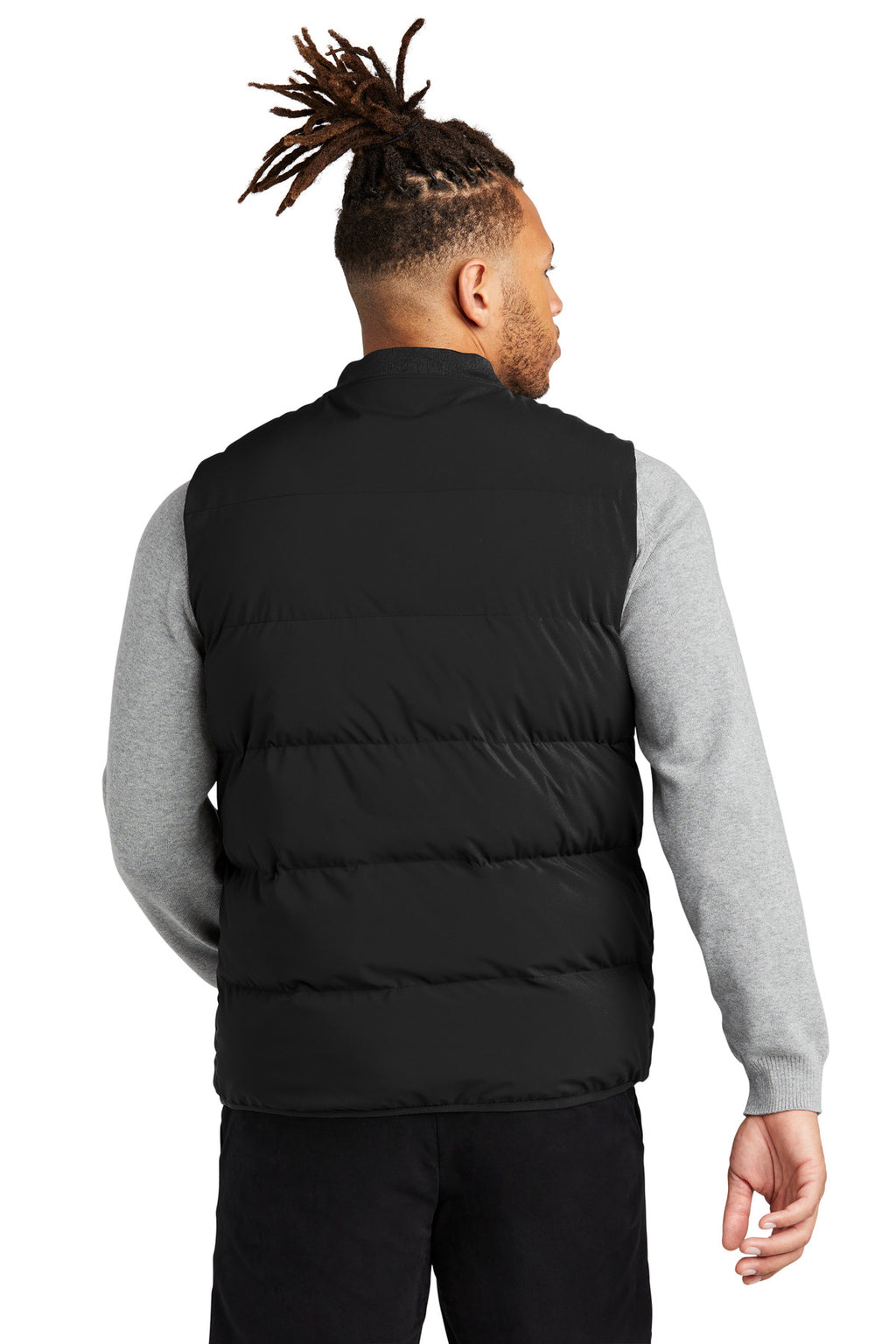 Mercer+Mettle Puffy Vest MM7214 - Deep Black - back