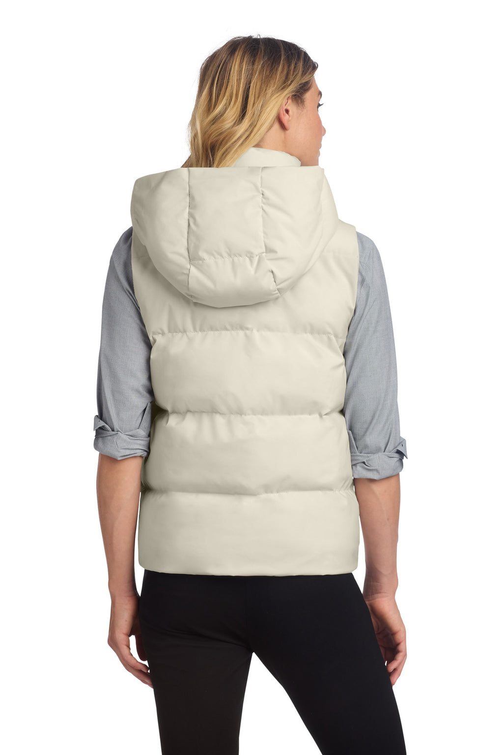 Mercer+Mettle Women's Puffy Vest MM7217 - Birch - back