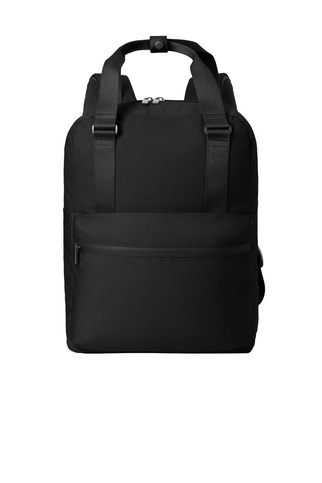 Mercer+Mettle Claremont Handled Backpack MMB211 - Deep Black - front