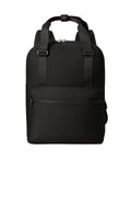 Mercer+Mettle Claremont Handled Backpack MMB211 - Deep Black - front
