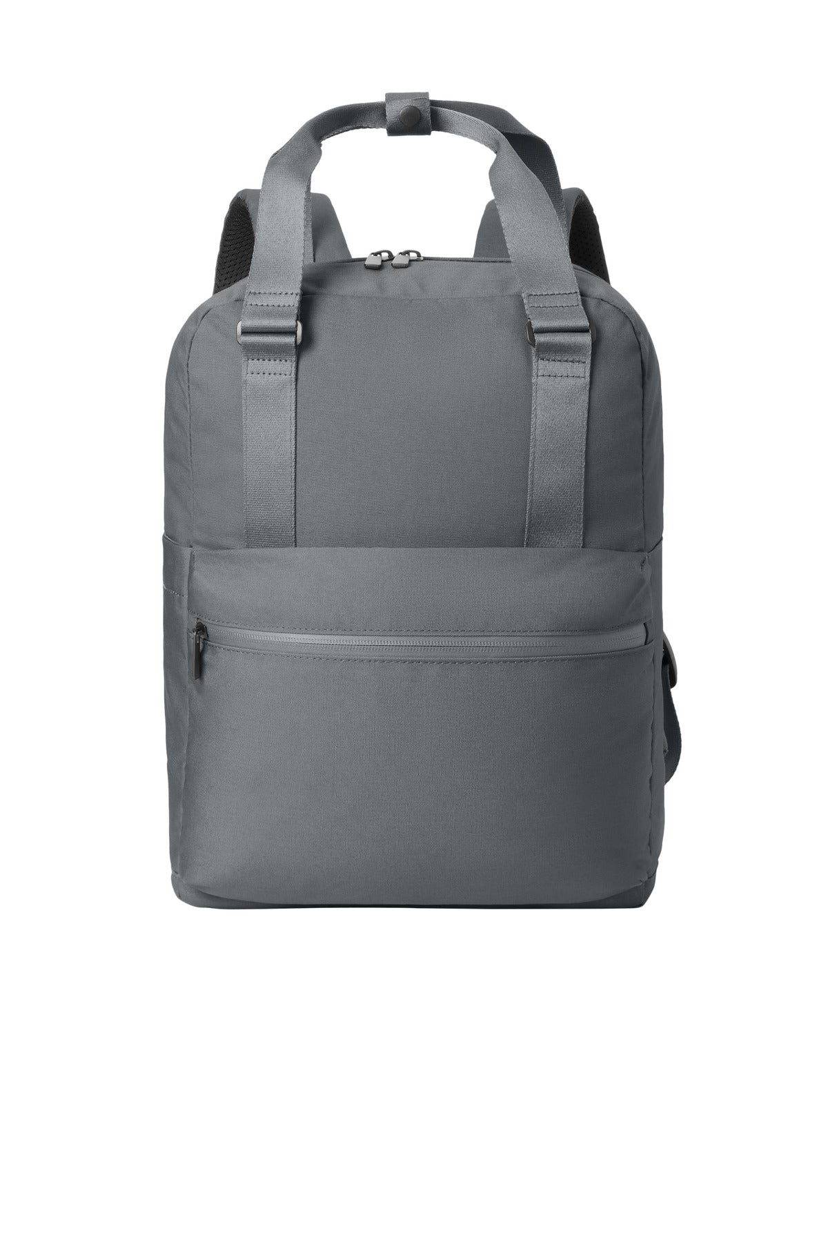 Mercer+Mettle Claremont Handled Backpack MMB211 - Storm Grey - front