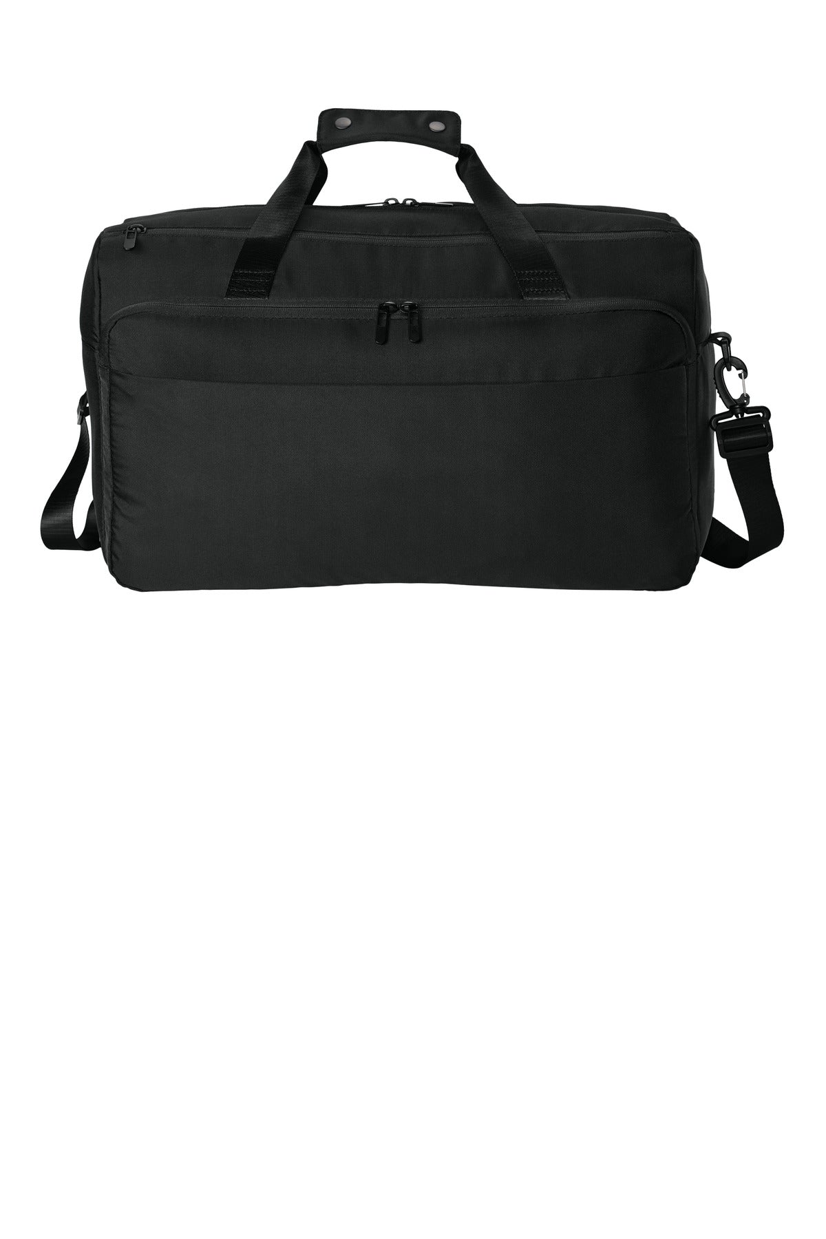Mercer+Mettle Traveler Duffel MMB805 - Deep Black - front