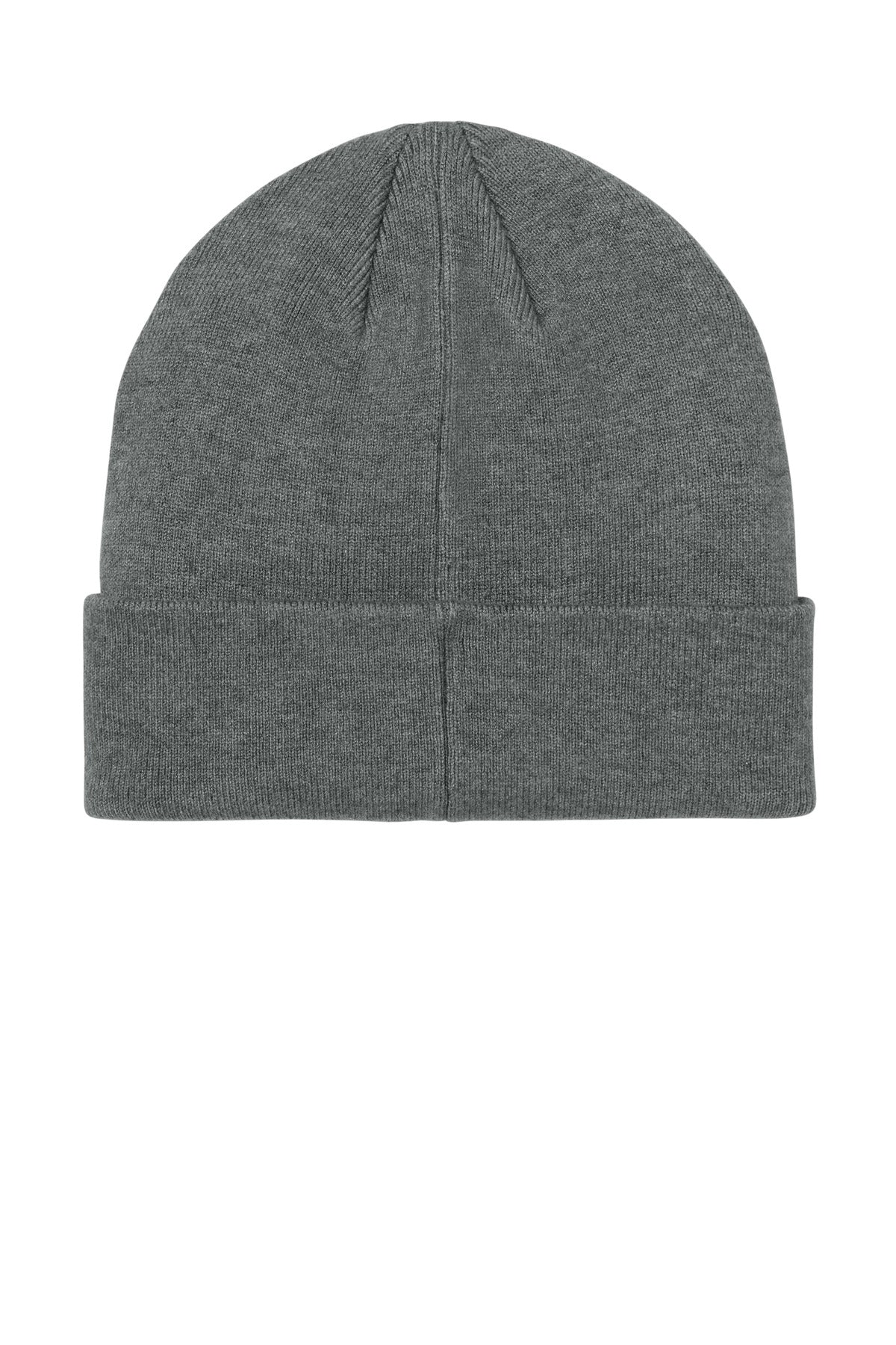 Mercer+Mettle Soft Blend Beanie MMC150 - Light Anchor Grey Heather - back