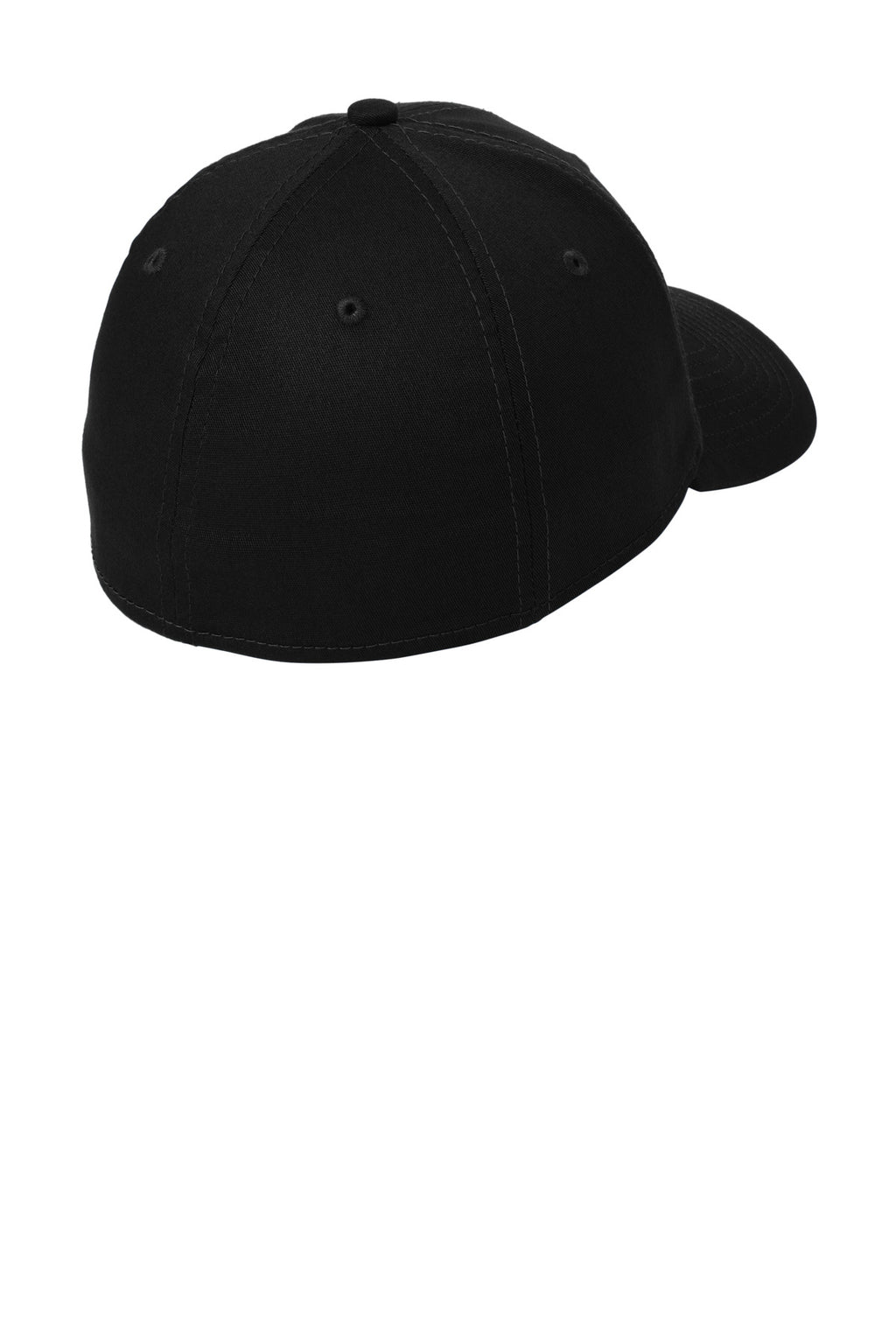 New Era - Structured Stretch Cotton Cap. NE1000 - Black - back