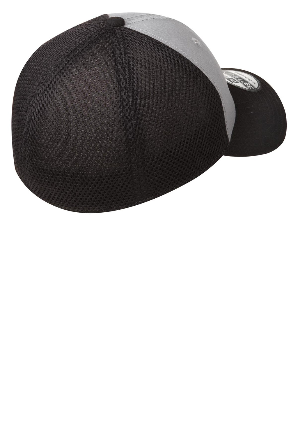 New Era - Stretch Mesh Cap. NE1020 - Grey/ Black - back