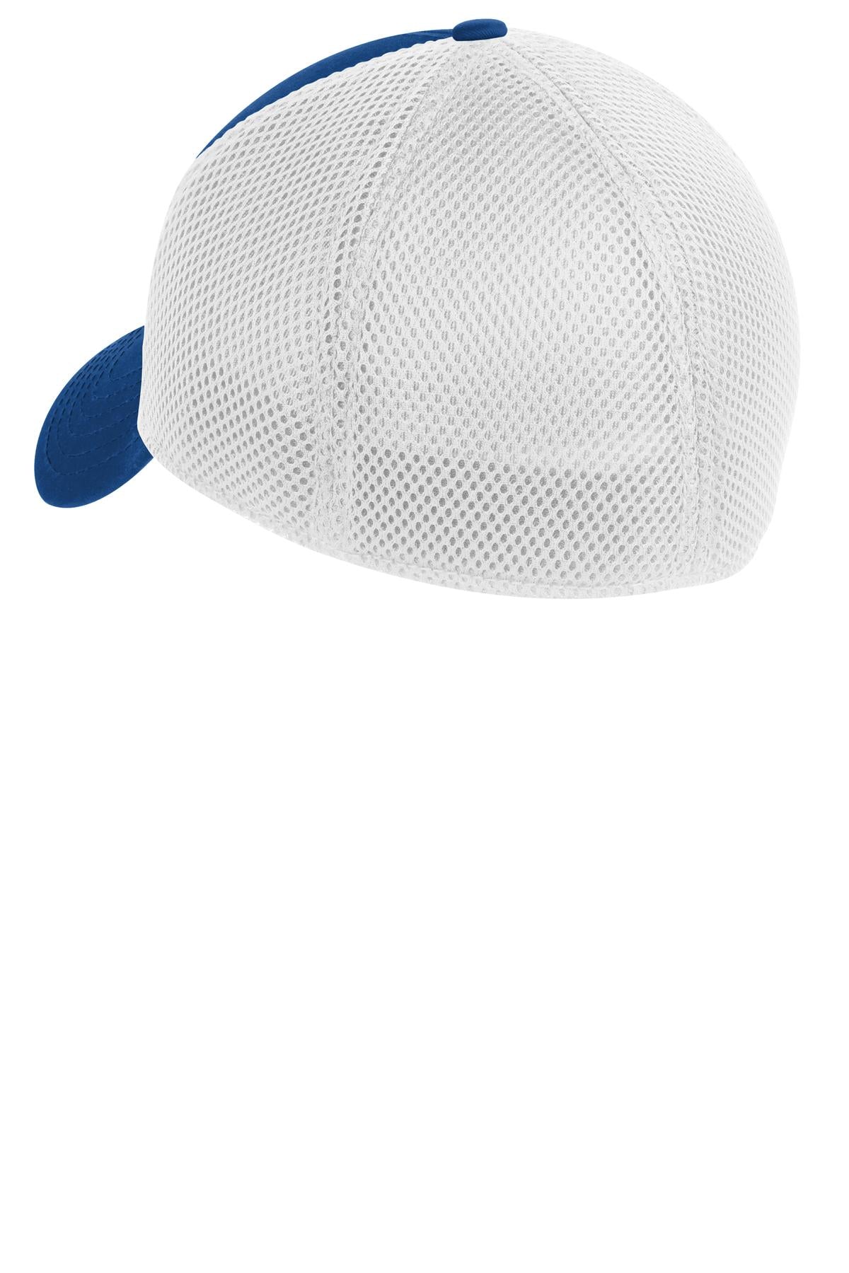 New Era - Stretch Mesh Cap. NE1020 - Royal/ White - back