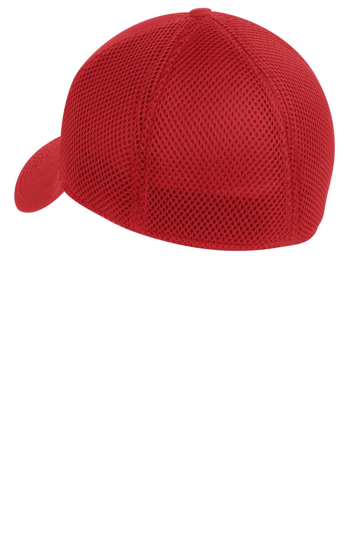 New Era - Stretch Mesh Cap. NE1020 - Scarlet Red - back