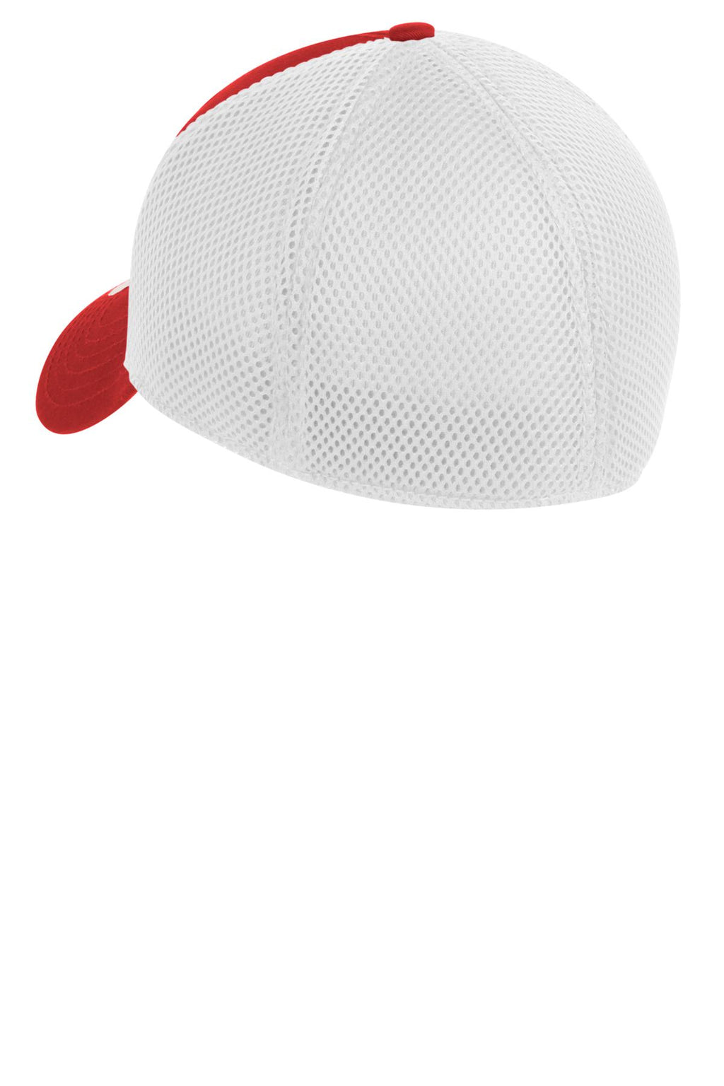 New Era - Stretch Mesh Cap. NE1020 - Scarlet Red/ White - back