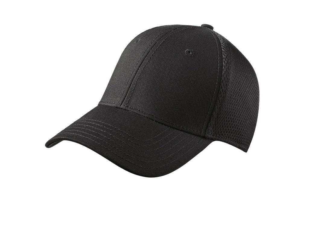 New Era - Stretch Mesh Cap. NE1020 - Black/ Black - front