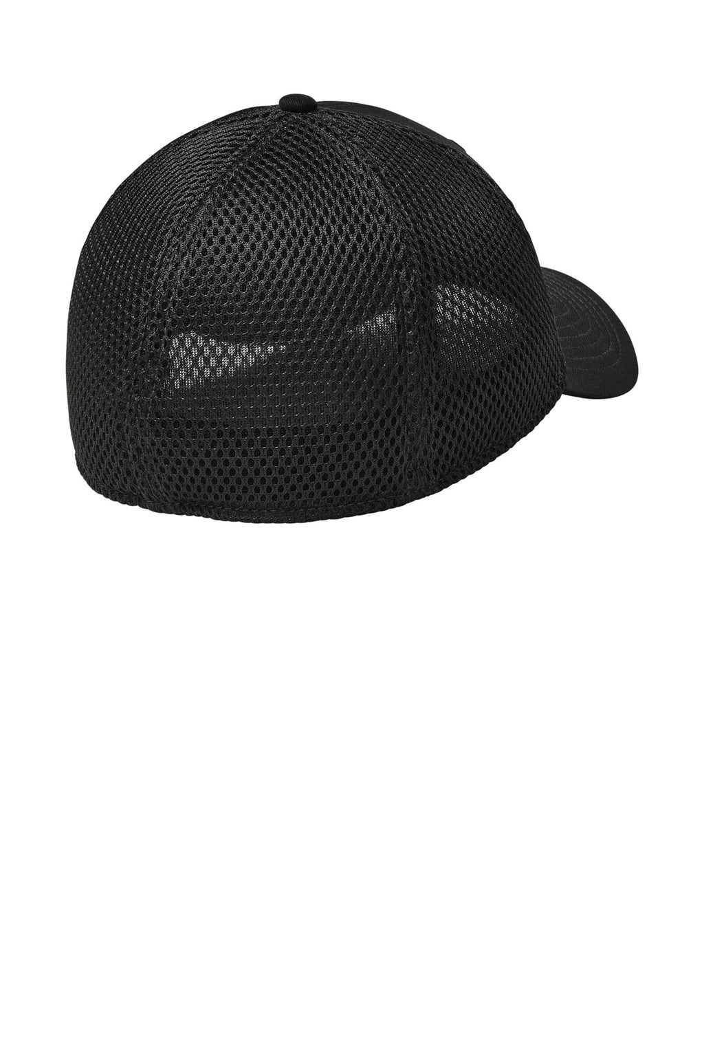 New Era - Stretch Mesh Cap. NE1020 - Flag Black/ Black - back