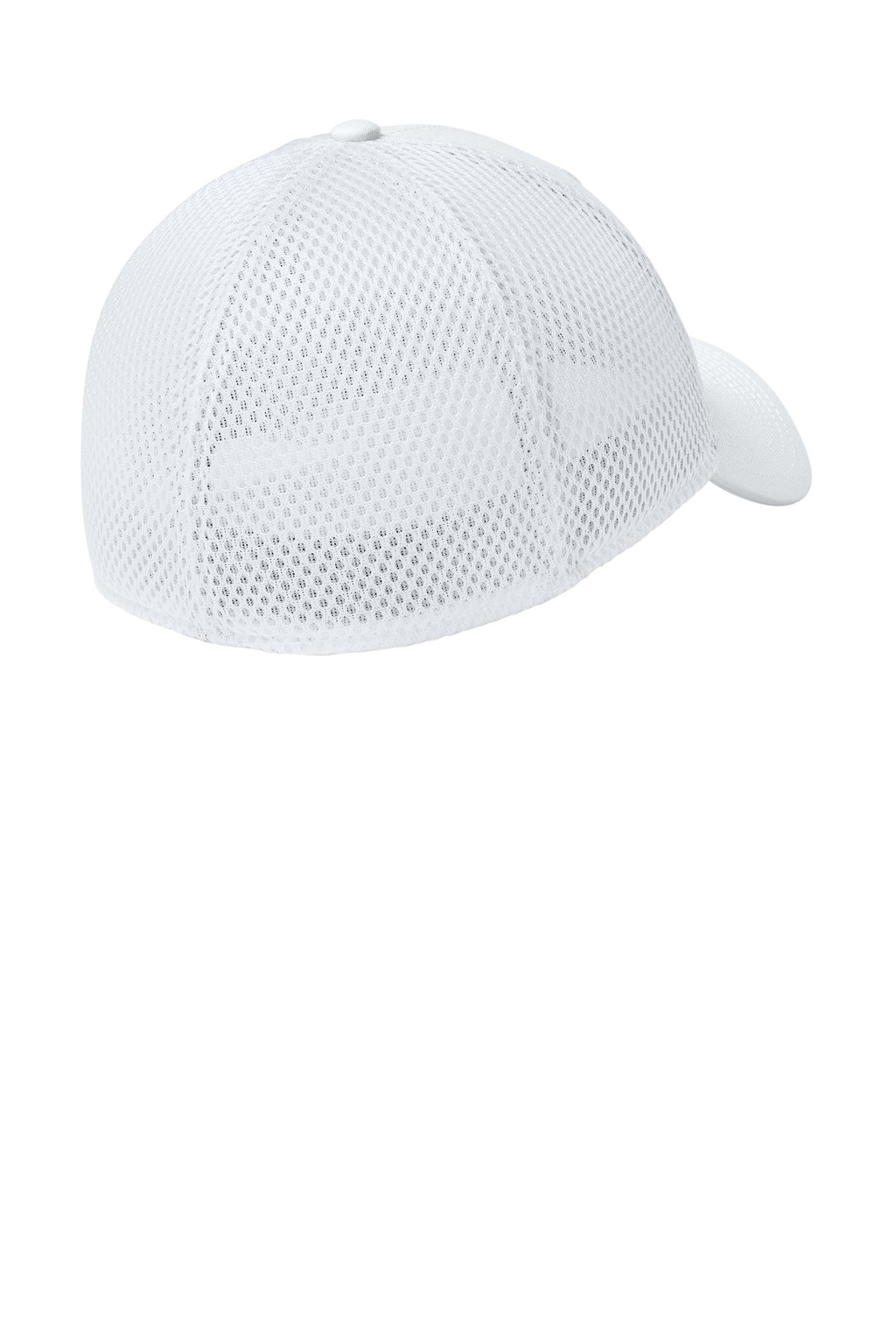 New Era - Stretch Mesh Cap. NE1020 - Flag White/ White - back