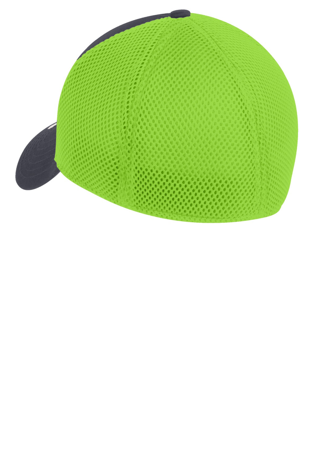 New Era - Stretch Mesh Cap. NE1020 - Graphite/ Cyber Green - back