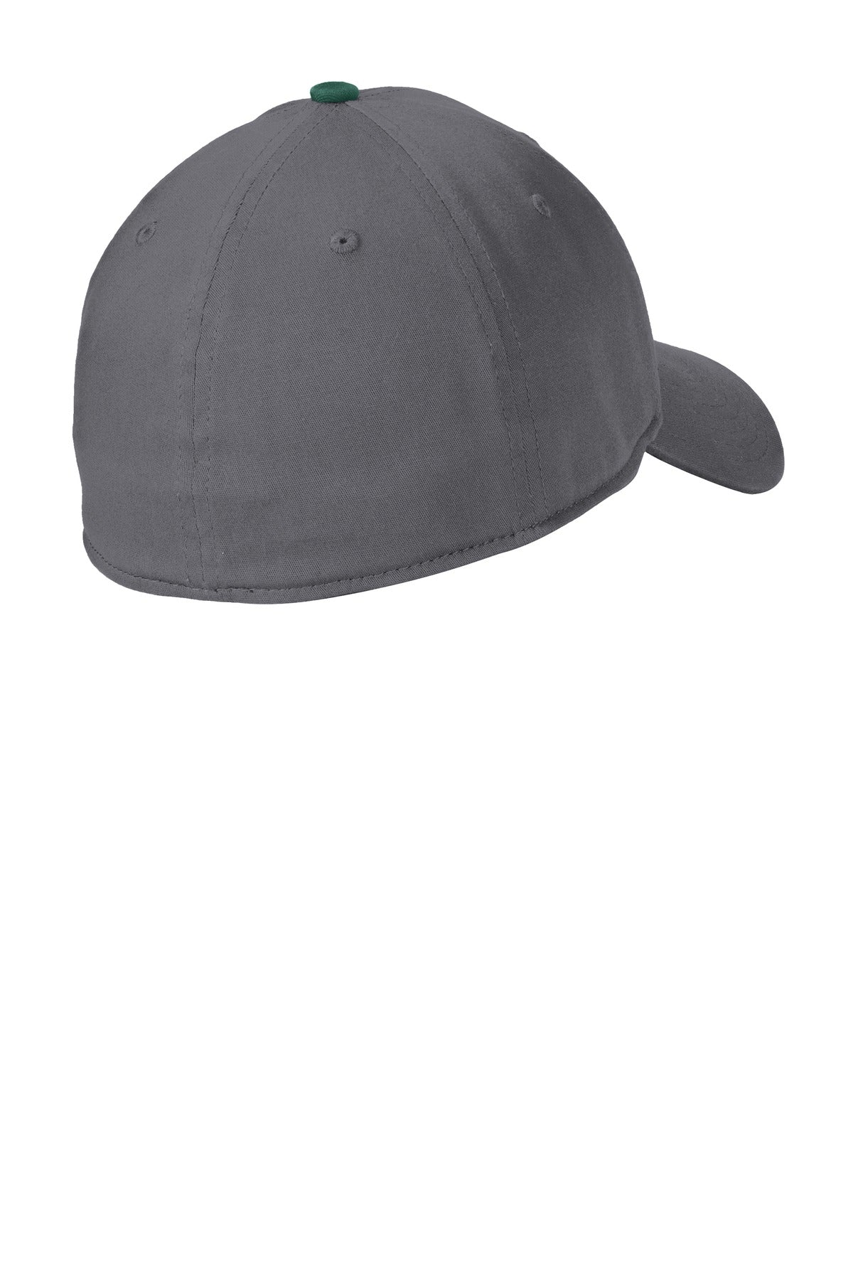 DISCONTINUED New Era Interception Cap. NE1100 - Graphite/ Dark Green - back