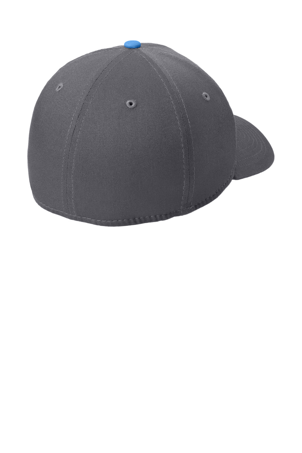 DISCONTINUED New Era Interception Cap. NE1100 - Graphite/ Sky Blue - back