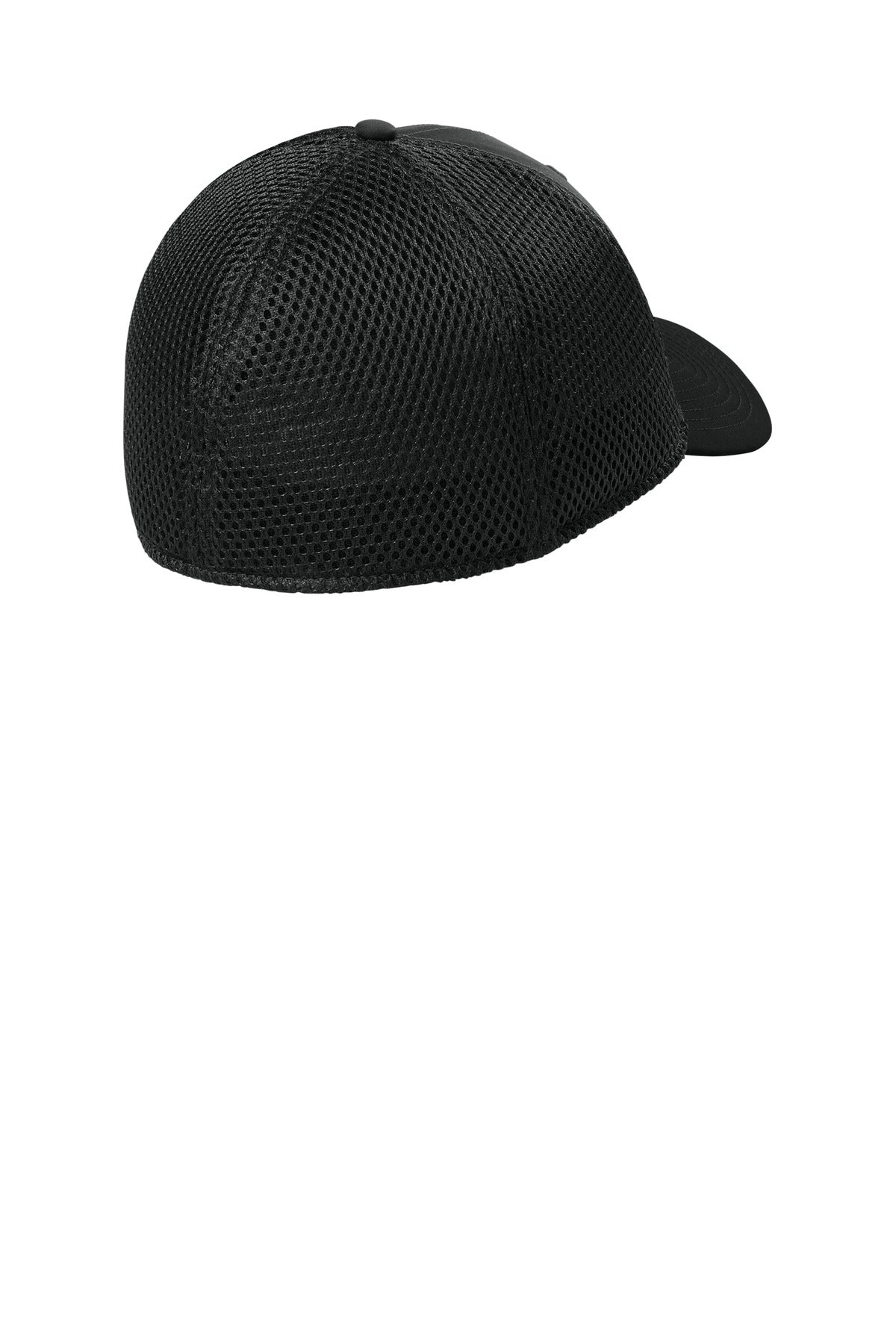 New Era 39THIRTY Performance Stretch Mesh Cap NE1130 - Black - back