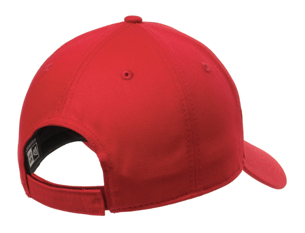 New Era - Adjustable Structured Cap. NE200 - Scarlet Red - back