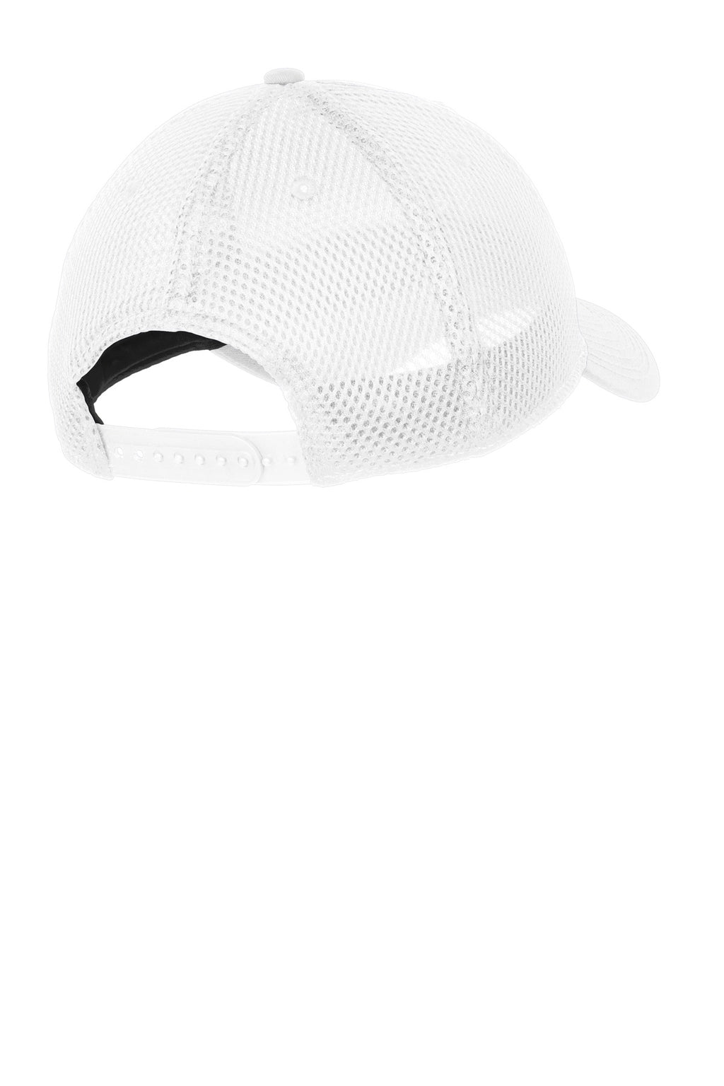 New Era Snapback Contrast Front Mesh Cap. NE204 - White/ White - back