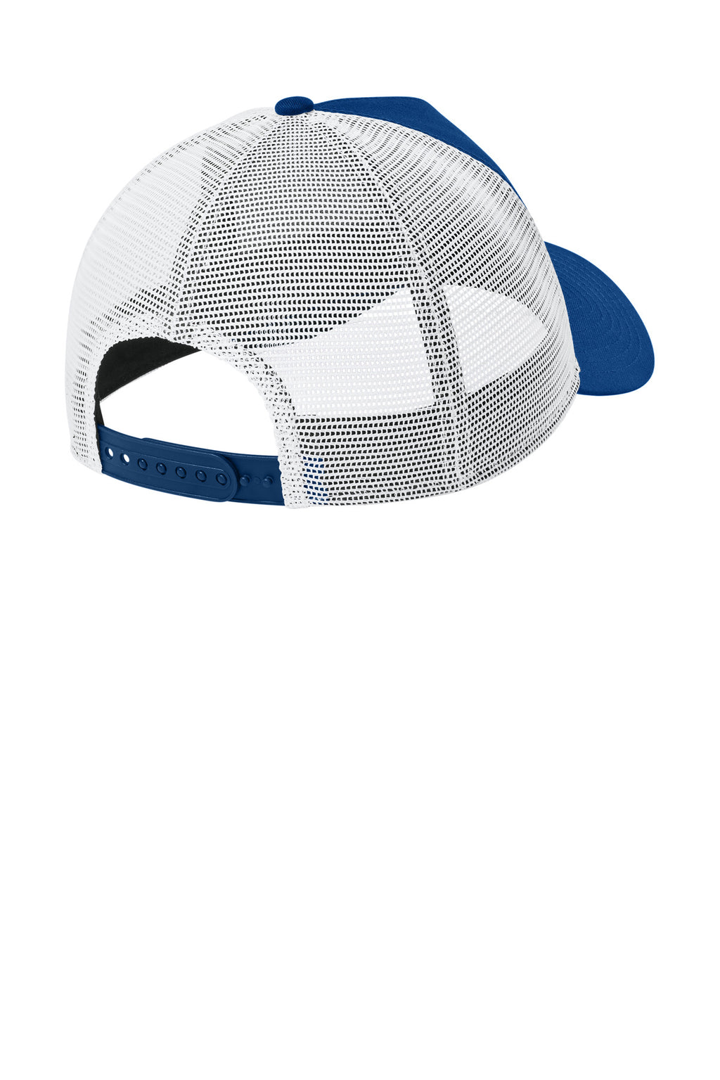 New Era Snapback Trucker Cap. NE205 - Flag Royal/ White - back