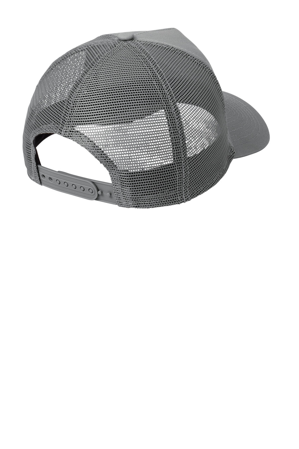 New Era Snapback Trucker Cap. NE205 - Grey/ Grey - back