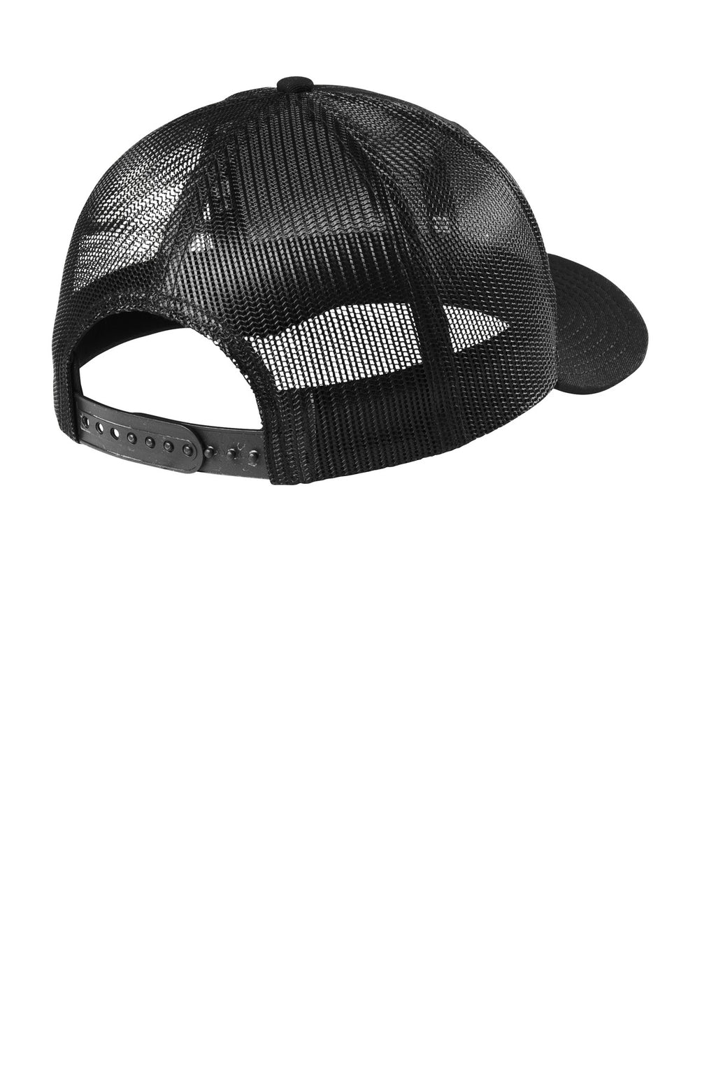 New Era Snapback Low Profile Trucker Cap NE207 - Black - back